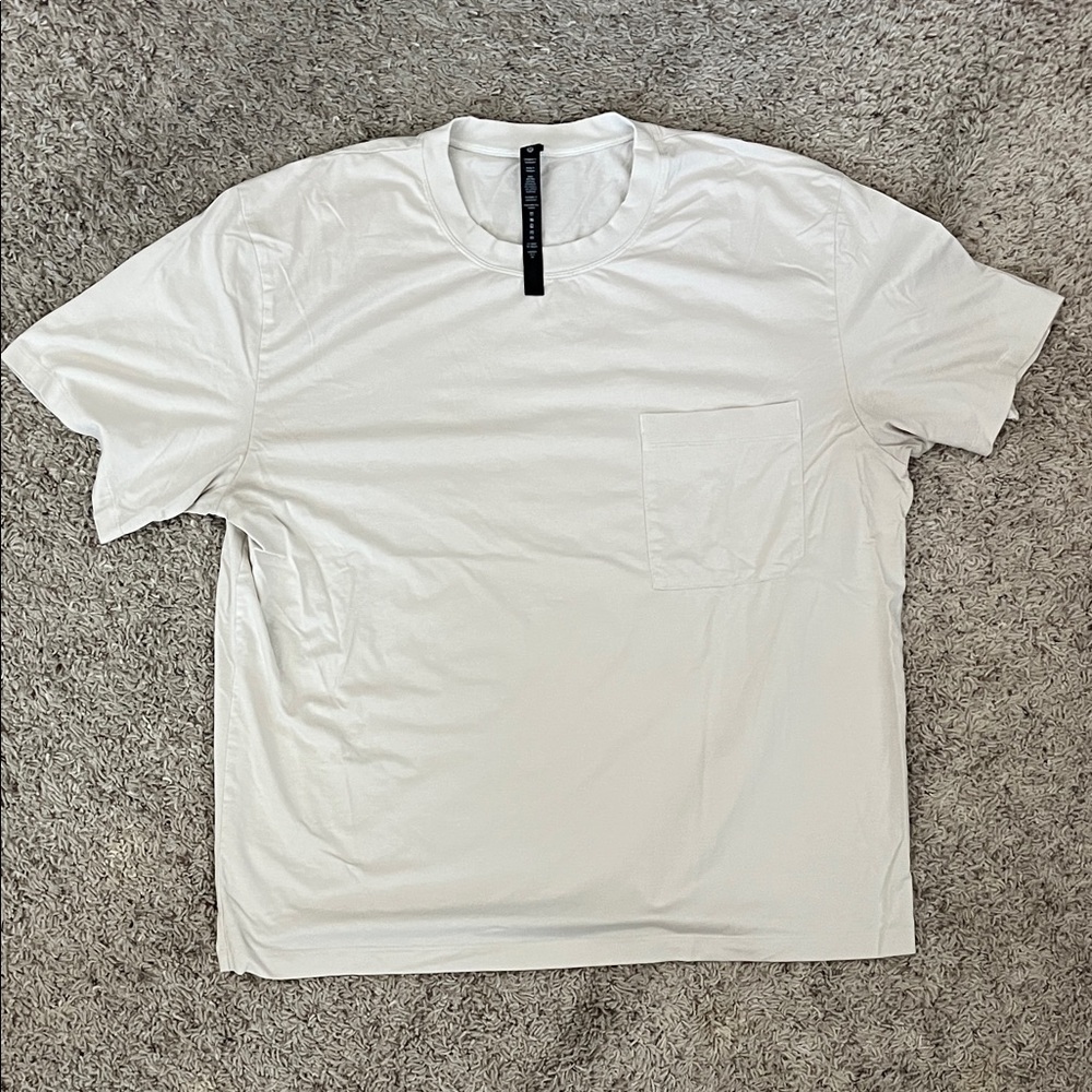 Lululemon Athletica White Short Sleeve Tee
